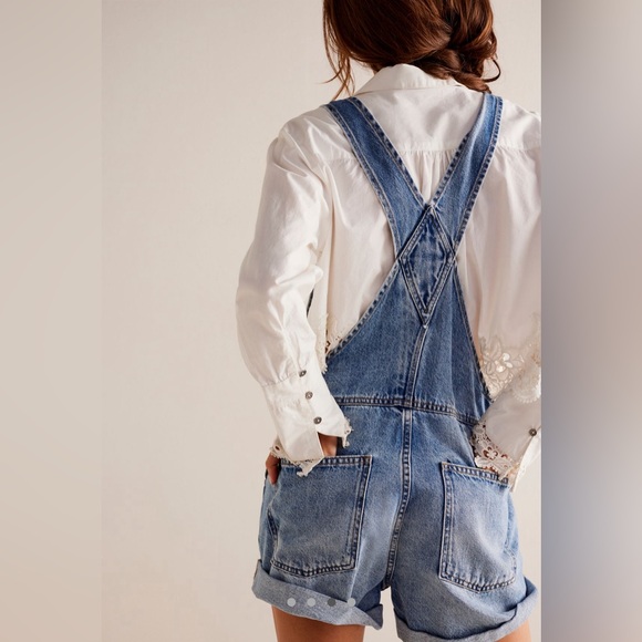 NWT We the Free Ziggy Shortalls - follow your heart - Picture 2 of 10